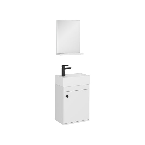 Ece City 45 Banyo Dolabı Seti beyaz7