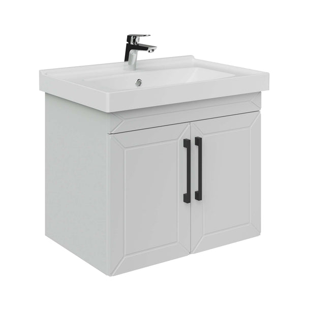 Creavit D20 65 cm Kapaklı Lavabo Dolabı Beyaz Lake