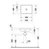 Duravit Starck 3 Tezgah Altı Lavabo 49 cm