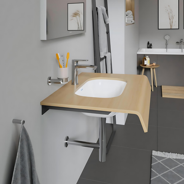 Duravit D-Code Tezgah Altı Lavabo 49 cm - alan