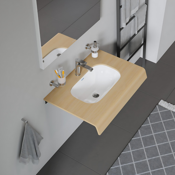 Duravit D-Code Tezgah Altı Lavabo 56 cm alan görseli