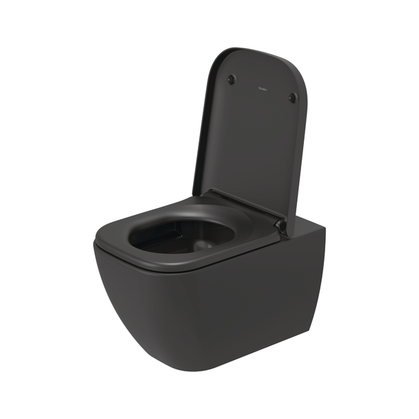Duravit Happy D.2 Kanalsız Asma Klozet Antrasit + Kapak