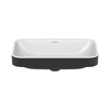Duravit Happy D.2 Tezgah Üstü Lavabo 60x40 cm Antrasit-Beyaz