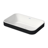 Duravit Happy D.2 Tezgah Üstü Lavabo 60x40 cm Antrasit-Beyaz
