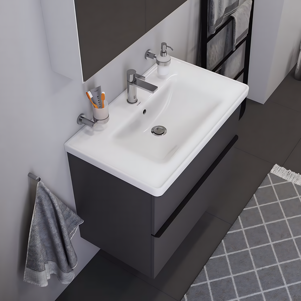 Duravit D-Neo Etajerli Lavabo 80 cm