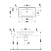 Duravit D-Neo Etajerli Lavabo 80 cm