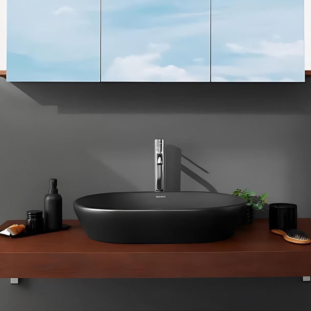 Duravit D-Neo Çanak Lavabo 60 cm Mat Antrasit - alan görseli