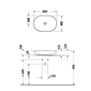 Duravit D-Neo Çanak Lavabo 60 cm Mat Antrasit