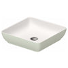 Duravit Sivida DuroCast Kare Çanak Lavabo 40 Cm Beyaz Yeşil