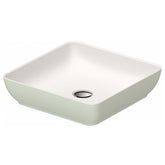 Duravit Sivida DuroCast Kare Çanak Lavabo 40 Cm Beyaz Yeşil