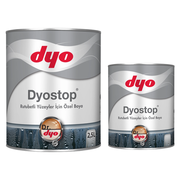 Dyo Dyostop Rutubetli Yüzeyler İçin Özel Boya Beyaz