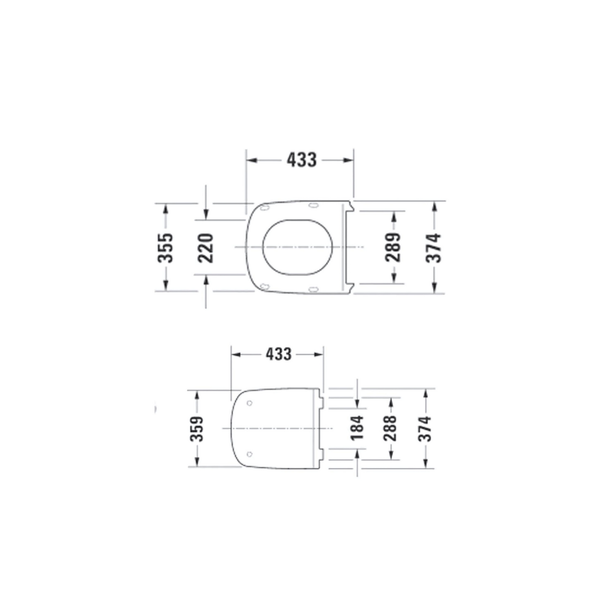 Duravit DuraStyle Klozet Kapağı 0063710095 teknik