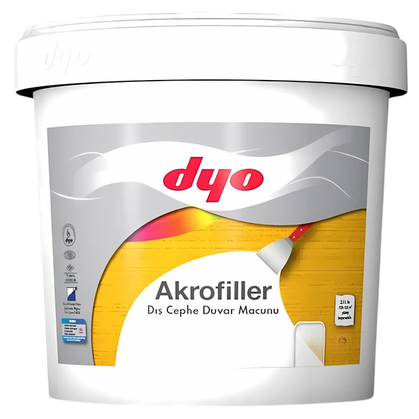Dyo Akrofiller Dış Cephe Duvar Macunu 4,5 kg