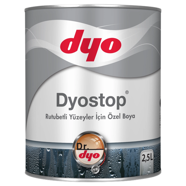 Dyo Dyostop Rutubetli Yüzeyler İçin Özel Boya Beyaz