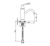 Newarc Golden Lavabo Bataryası Altın
