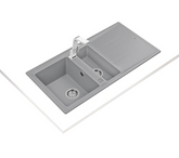 Teka Stone 60 B TG Metalik Gri Eviye