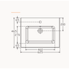 Isvea SistemaT 61 cm Flat Lavabo