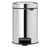 Brabantia Soft Pedallı Çöp Kovası 5lt Parlak Paslanmaz Çelik