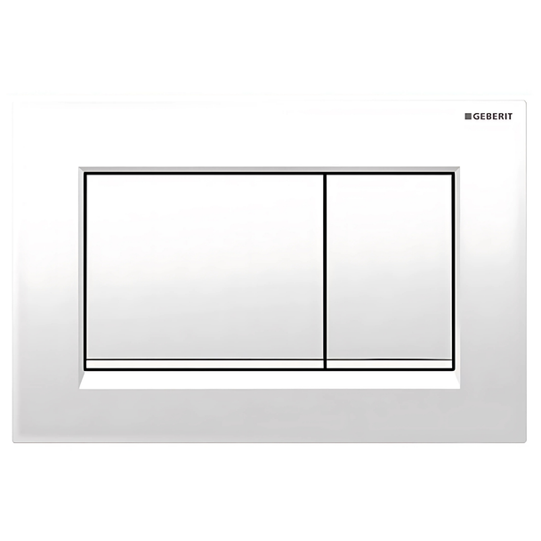 Geberit Sigma30 Kumanda Paneli Beyaz/Mat/Mat