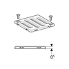 Geberit Yer Süzgeci Izgarası Vidalı 8x8