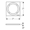 Geberit Yer Süzgeci Izgarası 8 x 8