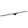 Geberit Cleanline20 Duş Kanalı Kapağı 30-90 cm Paslanmaz Çelik Siyah Kenar + 65 mm Alt Yapı