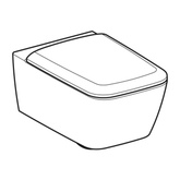 Geberit iCon Square Rimfree Asma Klozet ve Kapak Seti
