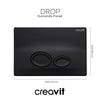 Creavit Drop Mat Siyah Boyalı Kumanda Paneli