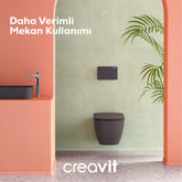 Creavit Drop Mat Siyah Boyalı Kumanda Paneli