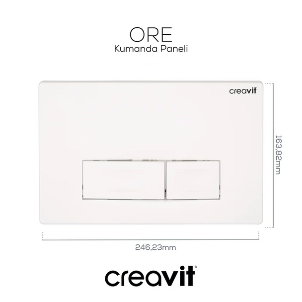 Creavit Ore Beyaz Kumanda Paneli