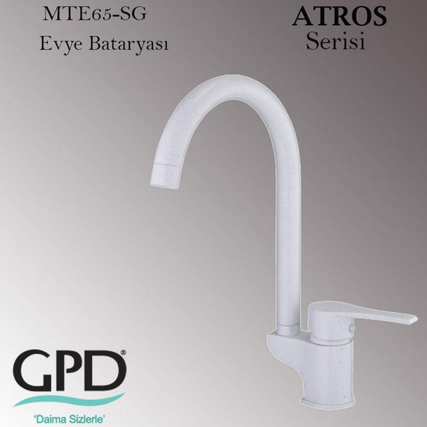 GPD Atros Eviye Bataryası Beyaz Granit