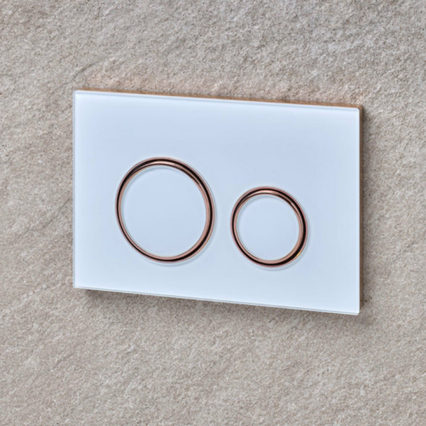 Geberit Sigma50 Kumanda Paneli Beyaz/Bronz