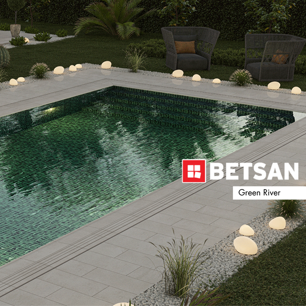 Betsan Cam Mozaik Modena Vogue Pool Serisi Parlak 50 x 50 mm