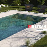 Betsan 77 x 77 mm Cam Mozaik Mega Green River