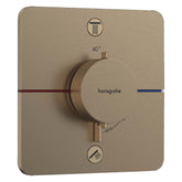 Hansgrohe ShowerSelect Comfort Q Termostat Ankastre 2 Çıkış Bronz