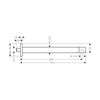 Hansgrohe Duş Dirseği 390 mm
