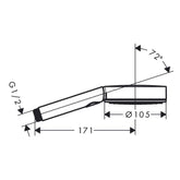 Hansgrohe Pulsify 3Jet El Duşu (Geri Dönüştürülmüş)