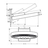 Hansgrohe Rainfinity Tepe Duşu 360 3jet Altın