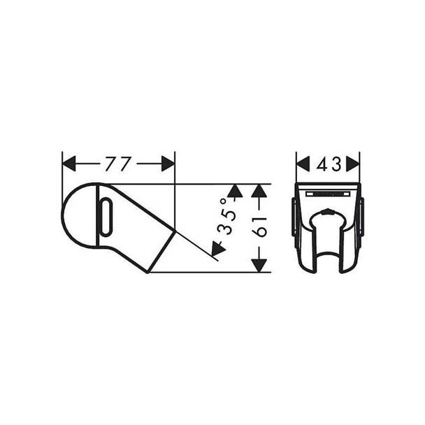 Hansgrohe WallStoris Sürgü