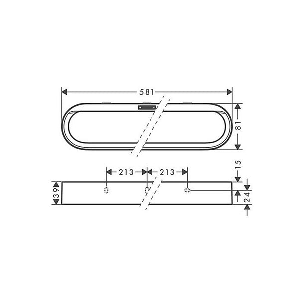 Hansgrohe WallStoris Havlu Askısı 58 cm