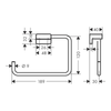 Hansgrohe AddStoris Halka Havluluk