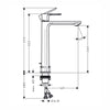 Hansgrohe Rebris S EcoSmart Lavabo Bataryası 240