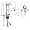 Hansgrohe Tecturis S Lavabo Bataryası 110