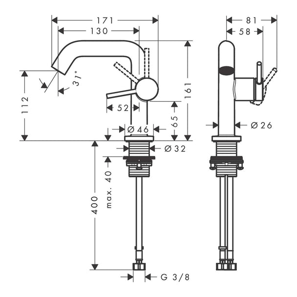 Hansgrohe Tecturis CoolStart