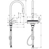 Hansgrohe Aquno Select M81 Eviye Bataryası 170 Spiralli 3jet