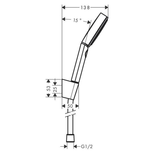 Hansgrohe Pulsify Porter Duş Seti 1.6 m