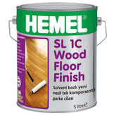 Hemel Sl 1C Wood Floor Finish Parlak 5 L Solvent Bazlı Parke Cilası