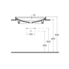 Isvea Infinity Inset Lavabo 55 cm