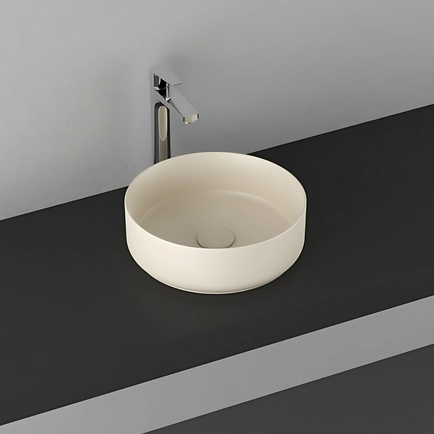 Isvea Infinity Fildişi Tezgah Üzeri Lavabo 36 cm