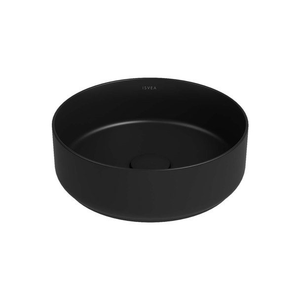 Isvea Infinity Mat Siyah Tezgah Üzeri Lavabo 36 cm